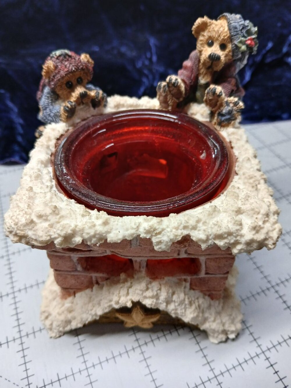 Boyd's Bears Elgin and Eliot the Elves...Toasty Warm Votive Holder